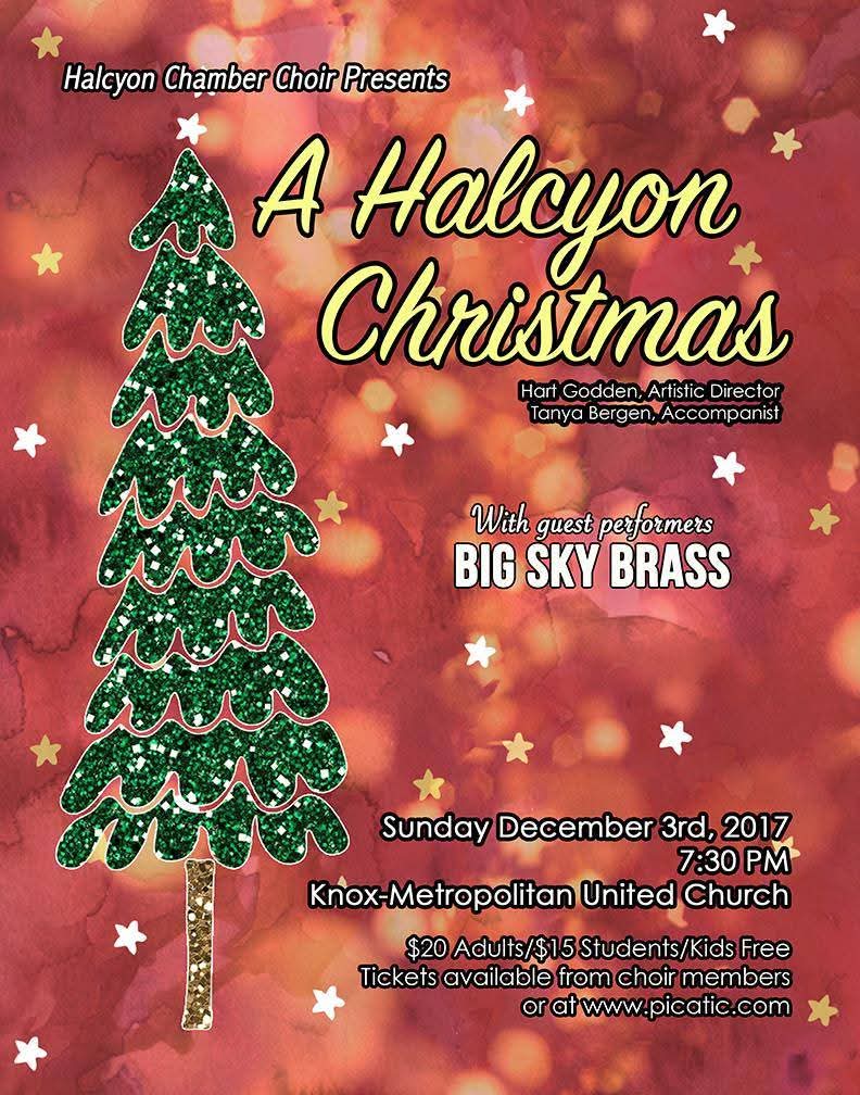 A Halcyon Christmas<br/><span style='font-size:x-large;'>with guest performers Big Sky Brass</span>