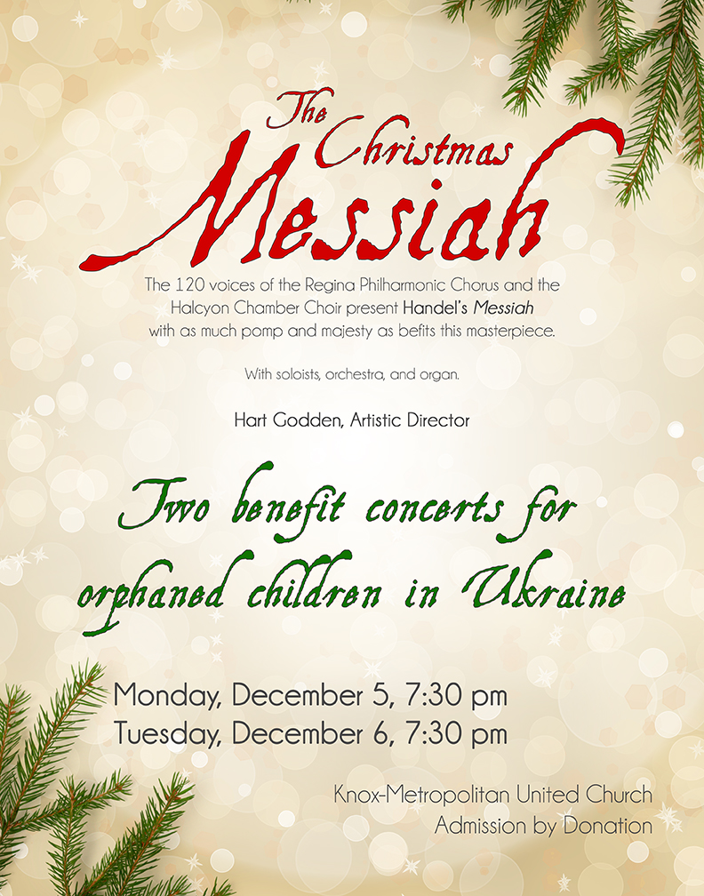 The Christmas Messiah<br/><span style='font-size:x-large;'>Benefit concert for Ukraine</span>