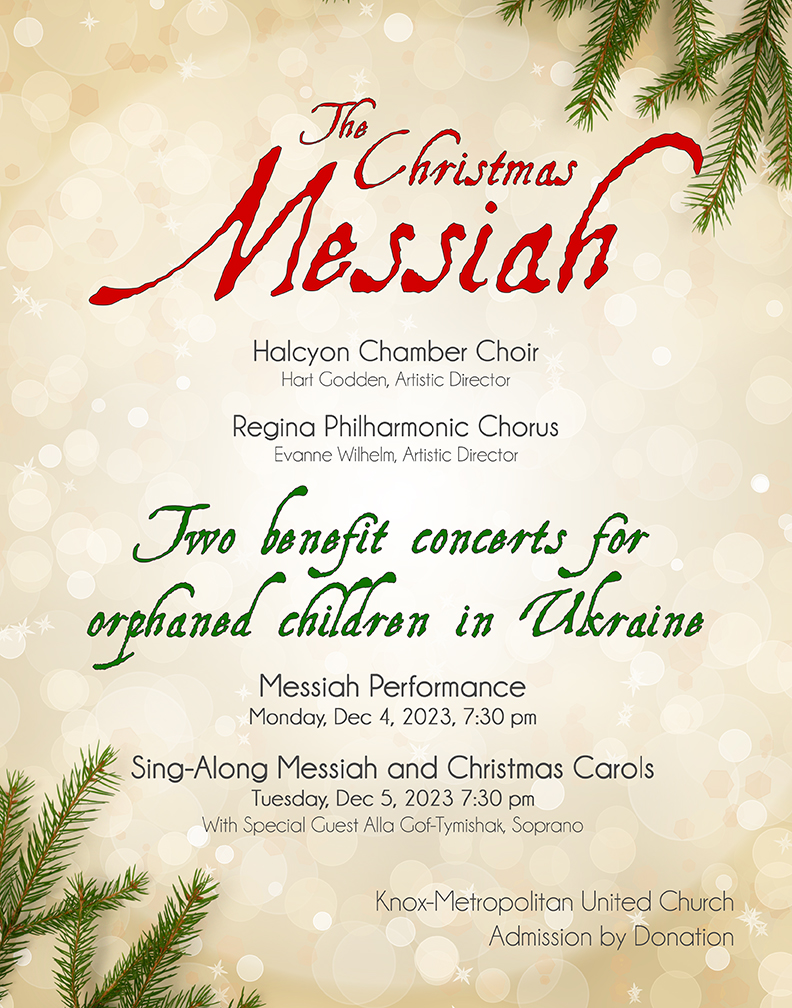 The Christmas Messiah<br/><span style='font-size:x-large;'>Benefit concert for Ukraine</span>